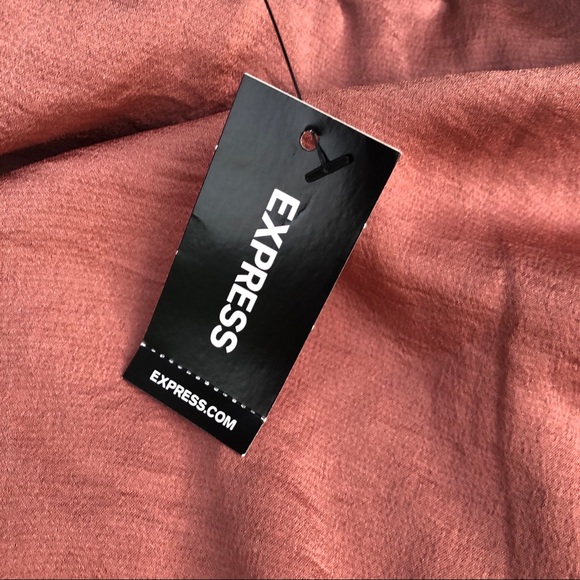 NWT EXPRESS strapless asymmetrical hem dress sz M - Picture 5 of 10